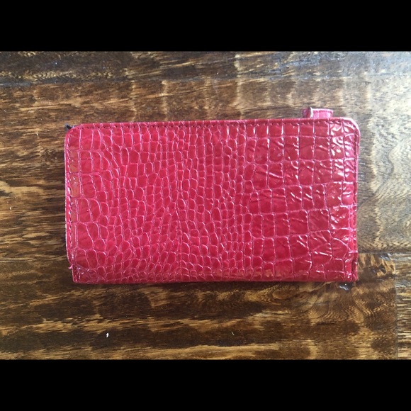 Red Patent Leather Checkbook Wallet (NWOT) - Picture 5 of 6